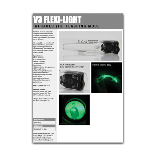 V3 Flexi Light IR Datasheet